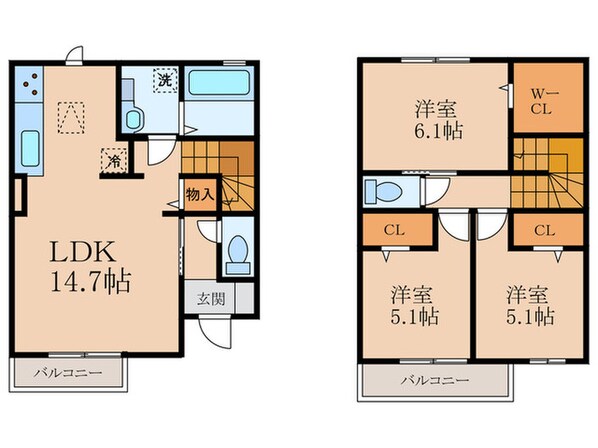 D-ROOM守恒　C棟の物件間取画像